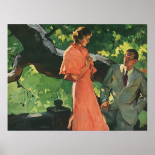 Póster Proposta Vintage; Você Me Casado?