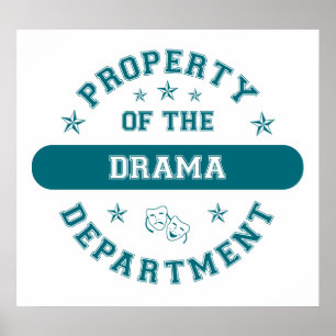 Póster Propriedade do departamento do drama