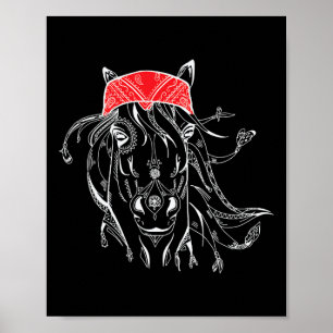 Poster Proprietário do Cavalo Red Ndana Horseck Andando P
