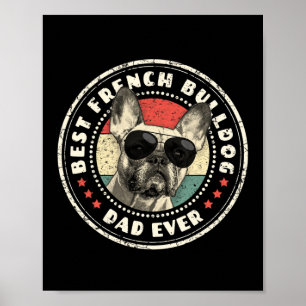 Poster Proprietário do Lover Bulldog Francês - Pai francê