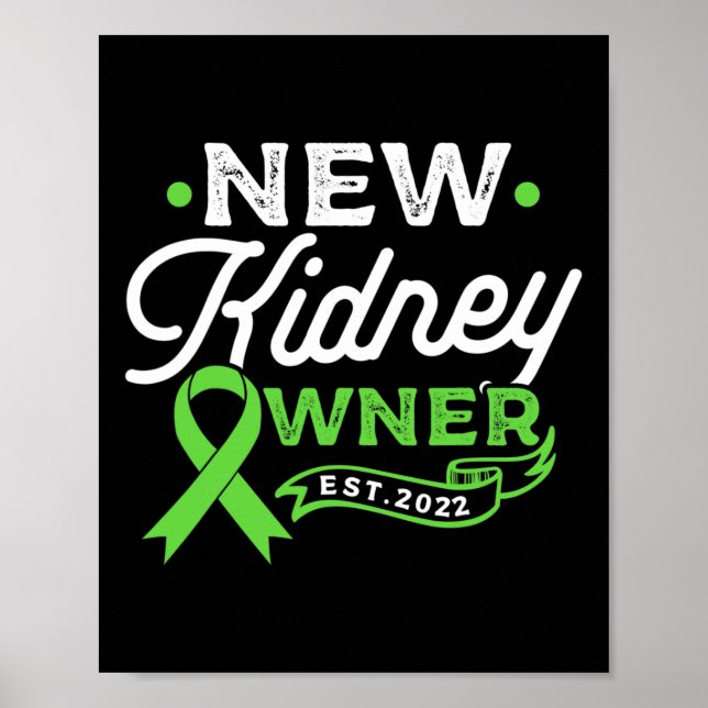 Poster Proprietário do rim Doença renal Perícia Sobrevivê (Frente)