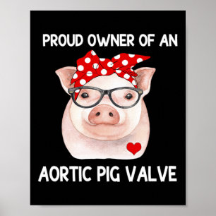 Poster Proprietário Orgulhoso De Uma Doença Cardíaca De V