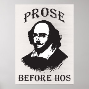 Póster Prose Antes de Hos - Shakespeare