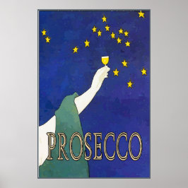 Póster Prosecco, Estrelas de Vidro