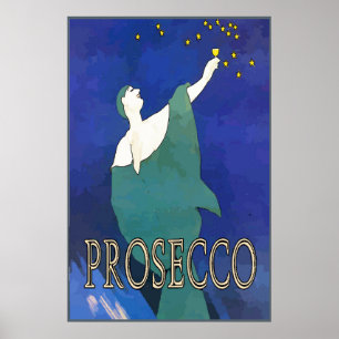 Póster Prosecco, Estrelas de Vidro