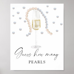 Poster Prosecco - quantos jogos de chá de panela PEARLS