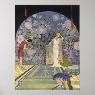 Póster Proserpina no palácio de Pluto