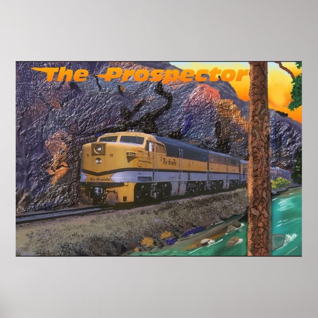 Poster Prospector Rio Grande na Garganta Real (Frente)