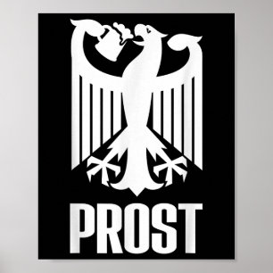 Poster Prost De Cerveja De Águia Na Alemanha
