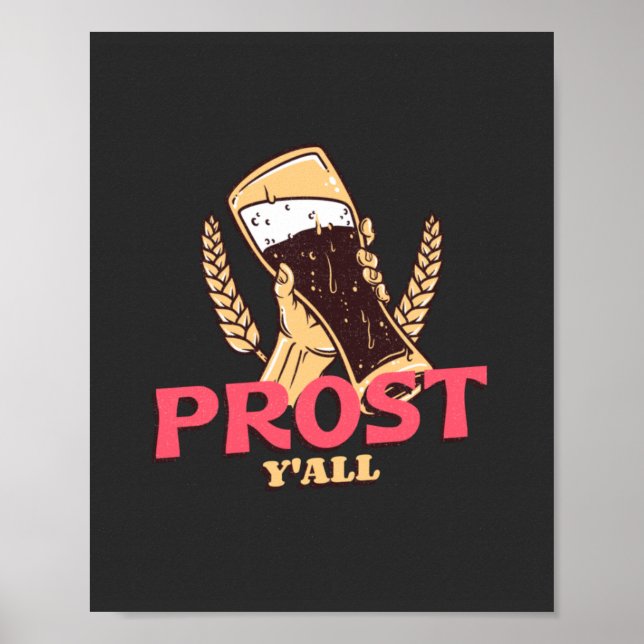 Poster Prost Y'all (Frente)