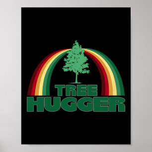 Poster Proteção Ambiental às Árvores do Dia Terrestre Hug