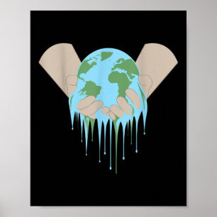 Poster Proteção ambiental contra o aquecimento global