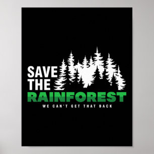 Poster Proteção Ambiental Da Floresta Tropical