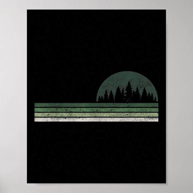 Poster Proteção ambiental das árvores florestais naturais (Frente)