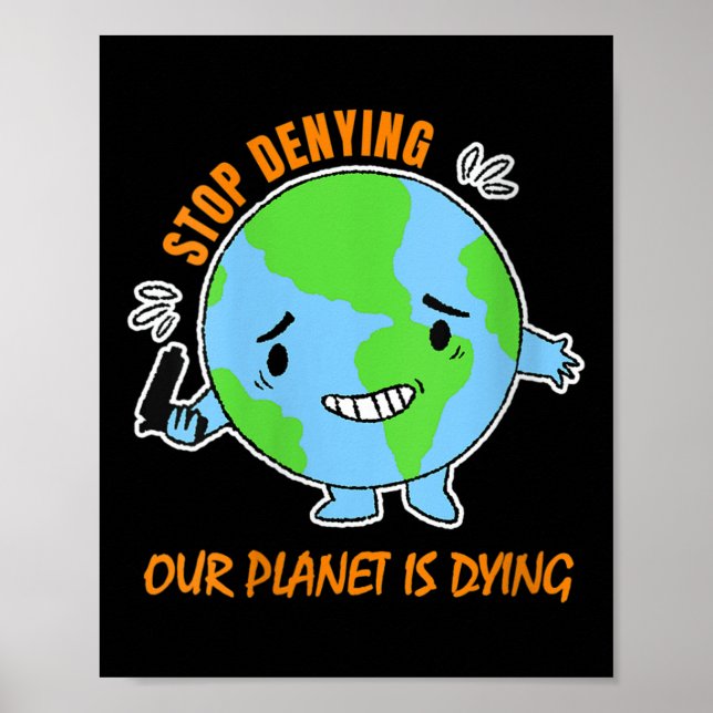 Poster Proteção Ambiental das Mulheres Alterações Climáti (Frente)