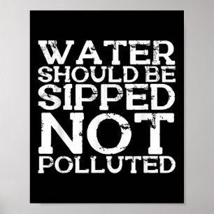 Poster Proteção ambiental para a conservação da água no m