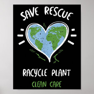 Poster Proteção Ambiental_ Salvar Racycle de Emergência P