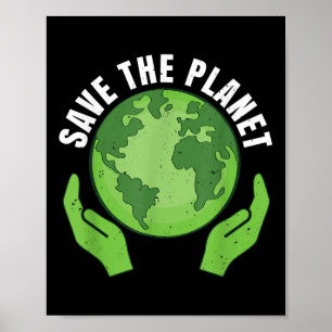 Poster Proteção Climática Do Planeta, Proteção Da Naturez