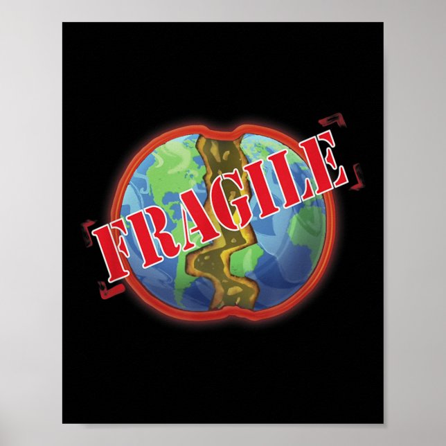 Poster Proteção Climática, Reserva da Terra Frágil E Prot (Frente)