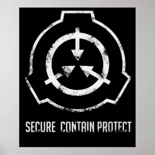 Poster Proteção de Contenção Segura SCP