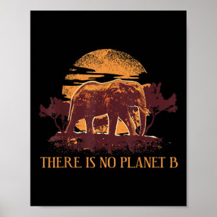 Poster Proteção do meio ambiente por elefantes