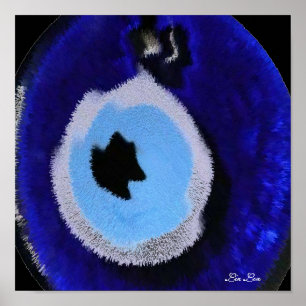 Póster PROTEÇÃO DOS OLHOS DE mau POR LIZ LOZ