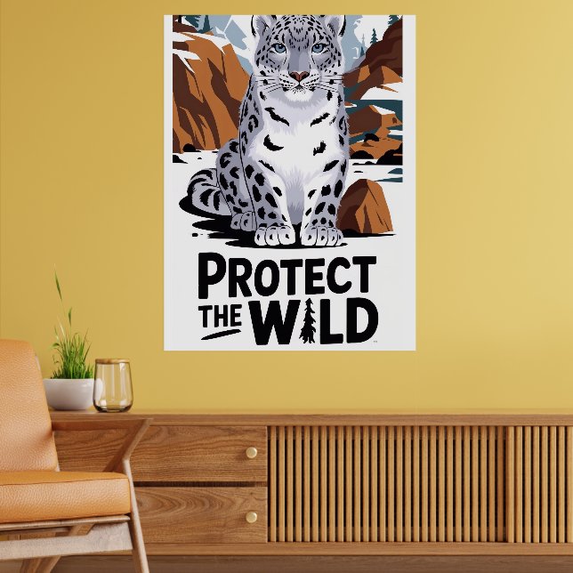 Poster Proteger A Natureza (Sala de Estar 2)