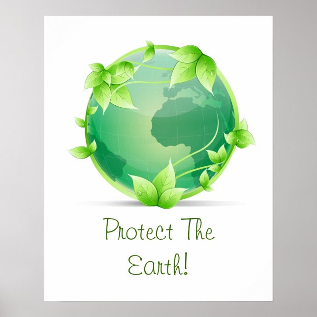 Póster Proteger a Terra (Frente)