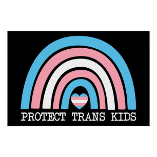Póster Proteger Crianças Trans