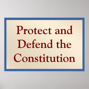 Poster Proteger e Defender a Constituição