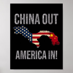 Poster Proteja a América - Canal do Panamá - Saída da Chi