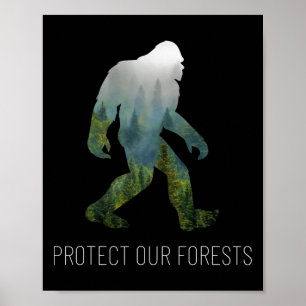 Poster Proteja a nossa floresta, tenda do Dia da Terra