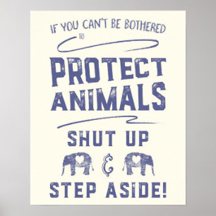 Poster Proteja animais
