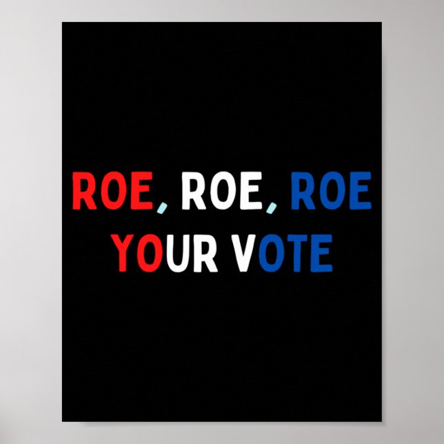 Poster Proteja Roe Roe Faça Seu Voto Pro Roe Pro C (Frente)