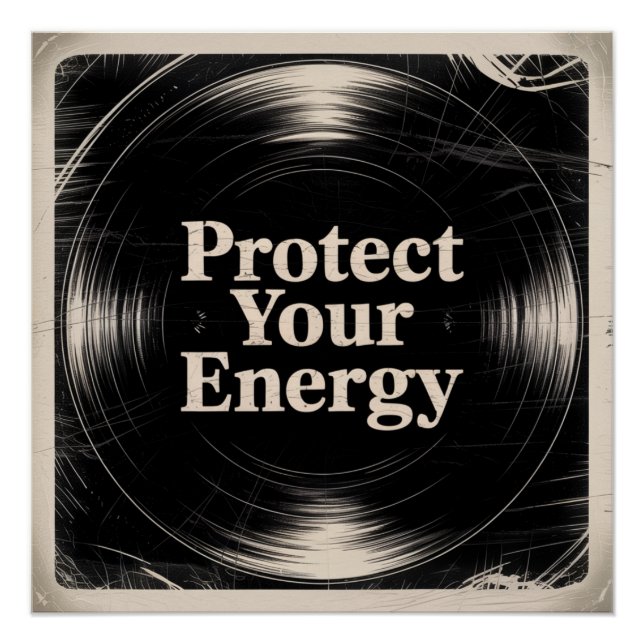 Póster Proteja Sua Energia (Frente)