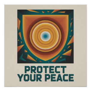 Póster Proteja Sua Paz
