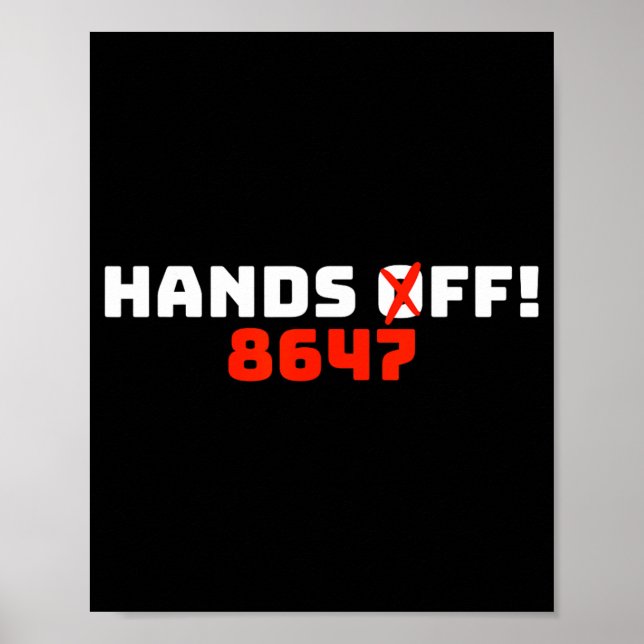 Poster Protesto 8647 (Frente)