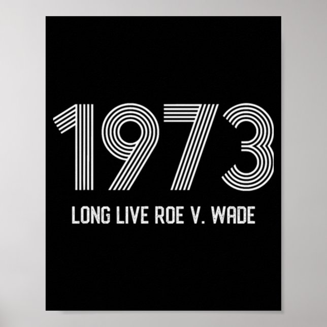 Poster Protesto contra o aborto Pro Roe Pro Choice (Frente)