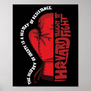 Poster Protesto Político Anti-Trump Harvard