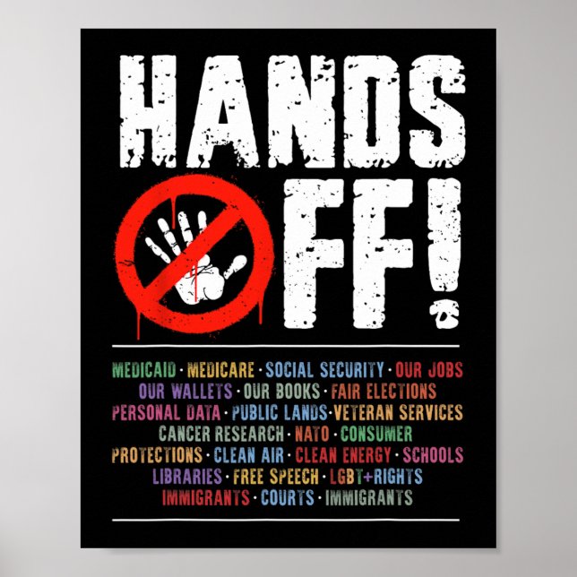 Poster Protestos Contra Segurança Social E Medicamento Pr (Frente)