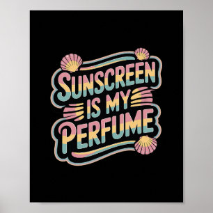 Poster Protetor Solar é Meu Perfume - Protetor Solar Engr