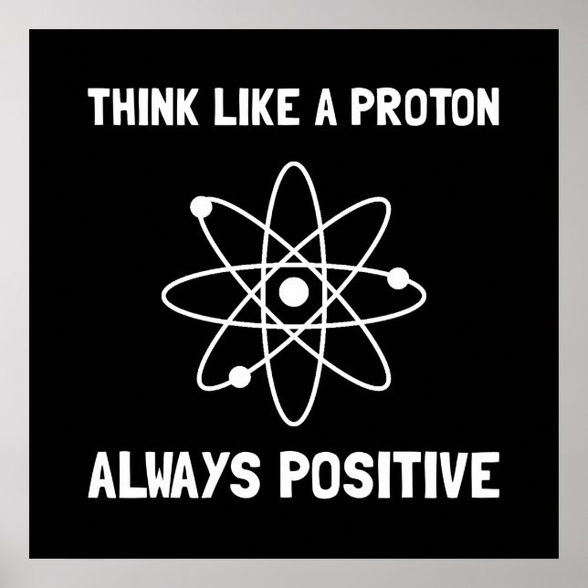 Poster Proton sempre positivo (Frente)