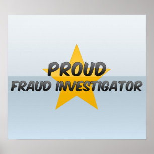 Póster Proud Fraud Investigator
