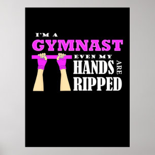 Poster Proud I Am A Gymnast