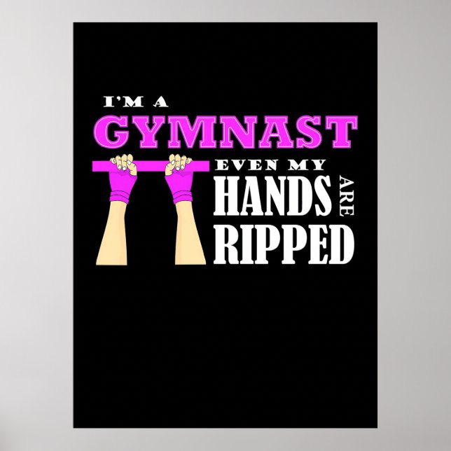 Poster Proud I Am A Gymnast (Frente)