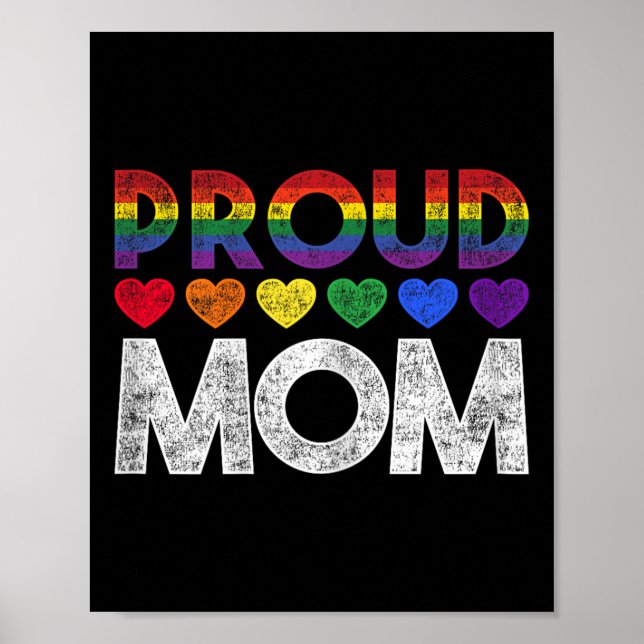 Poster Proud Mom Lgbt  (Frente)
