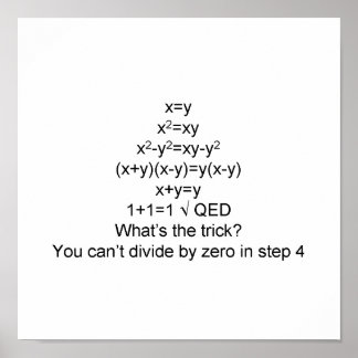 Poster Provando 1+1=1