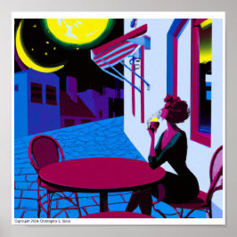 Poster Provando de Vinho de Celebração da Noite em Bari,