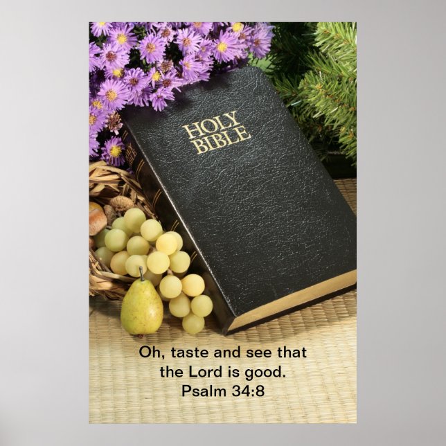 Póster Prove e veja que o Senhor é bom (Frente)