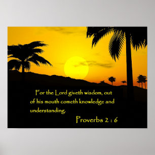 Poster Provérbio 2: 6